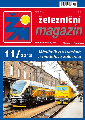 Železniční magazín 11/2012 titulka
