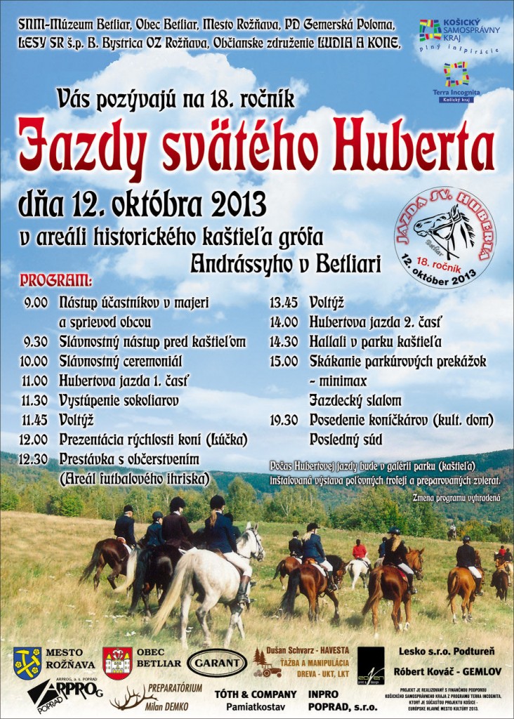 Hubertova jazda_Betliar_2013